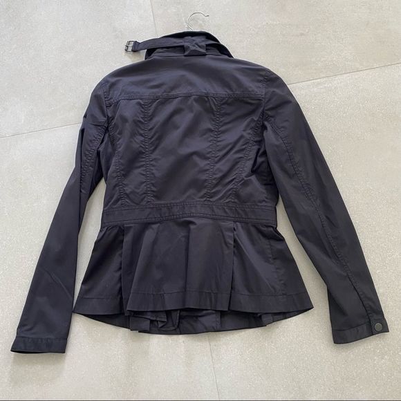 Armani Exchange Black Peplum Jacket - Picture 3 of 4